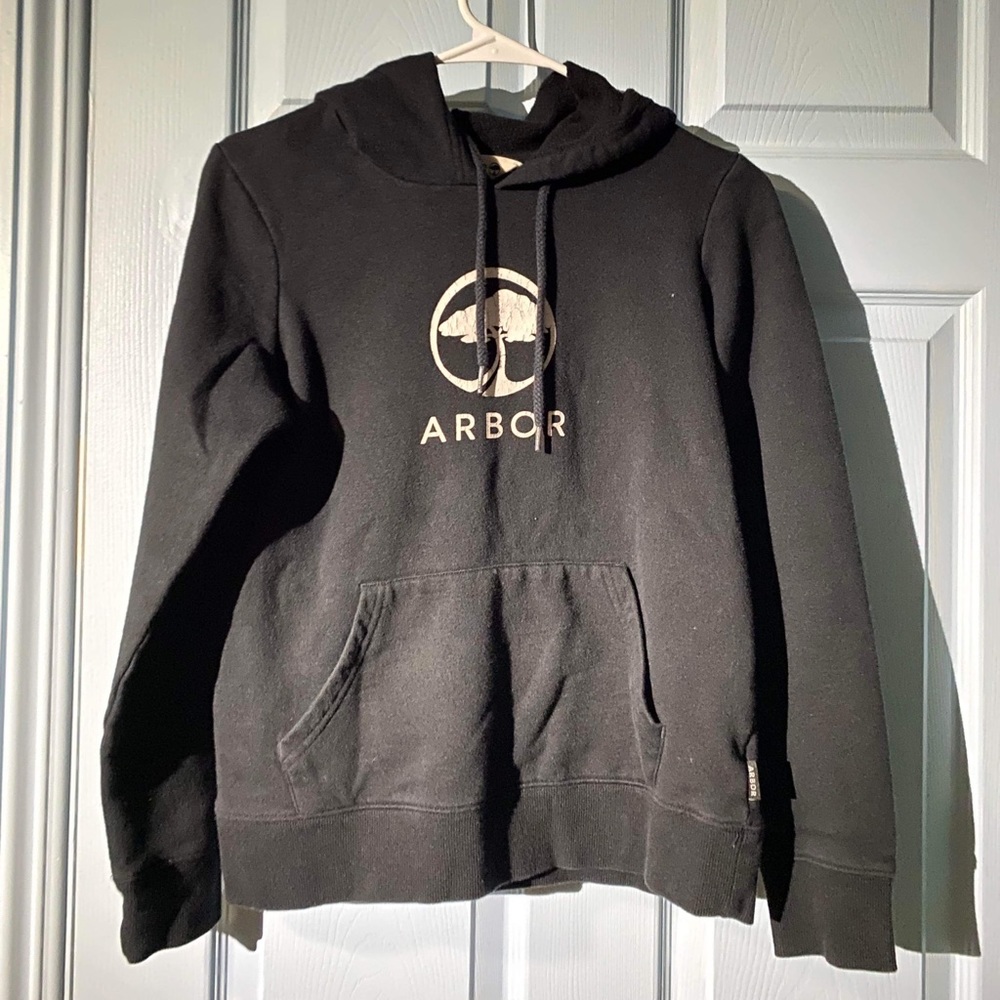 arbor hoodie, medium, black